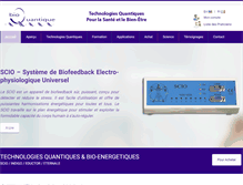 Tablet Screenshot of bioquantique.com